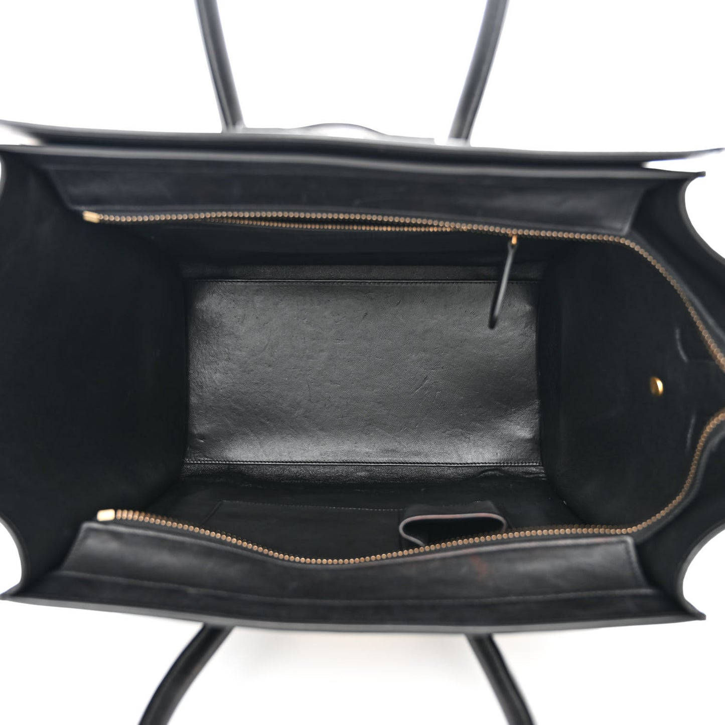 Baby Grained Calfskin Tri-Color Mini Luggage White Liquorice