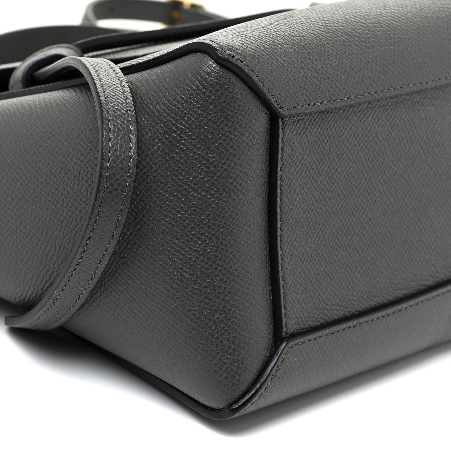 Celine Baby Grained Calfskin Micro Belt Bag Grey 9 of 12