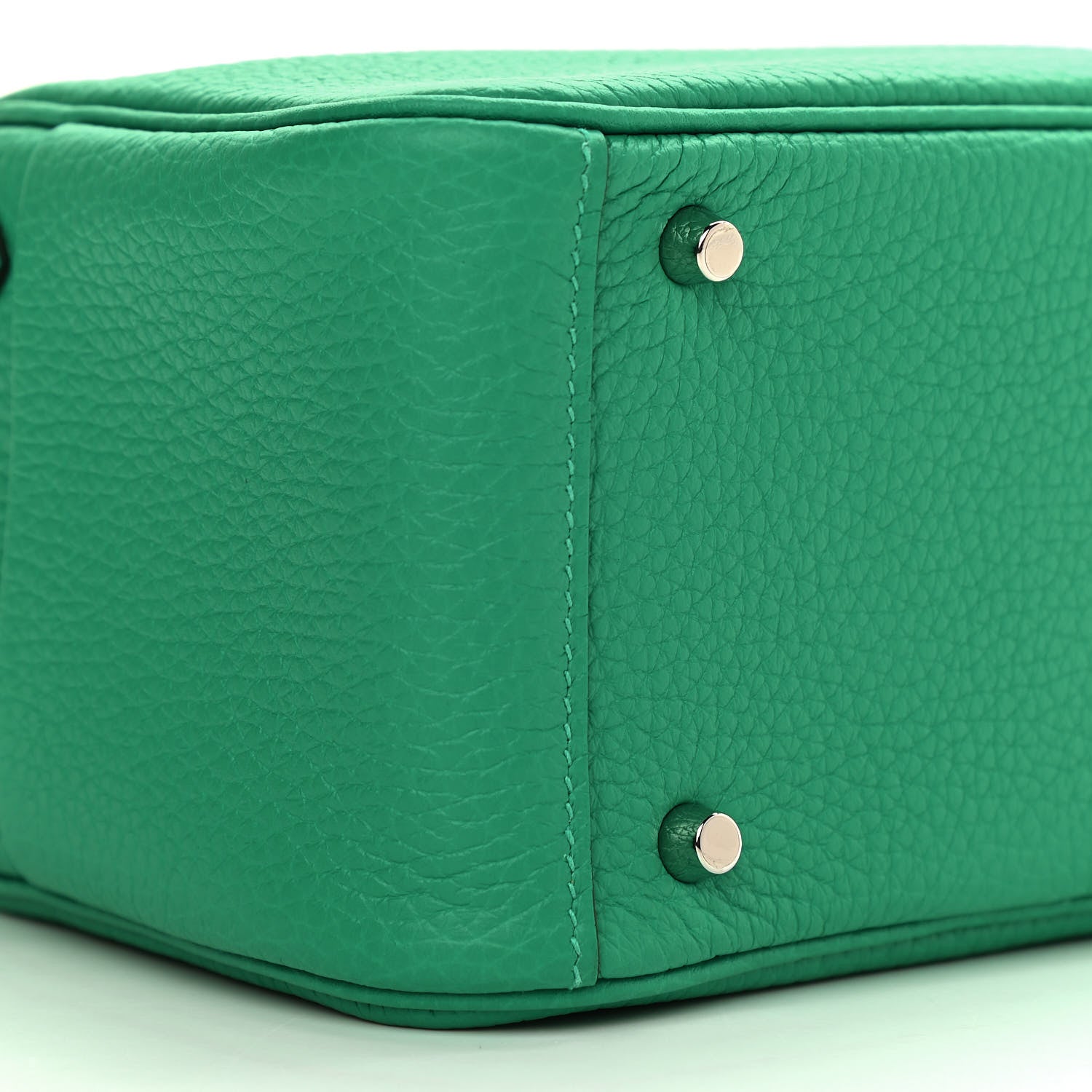 Hermes Taurillon Clemence Mini Lindy 20 Menthe 9 of 11