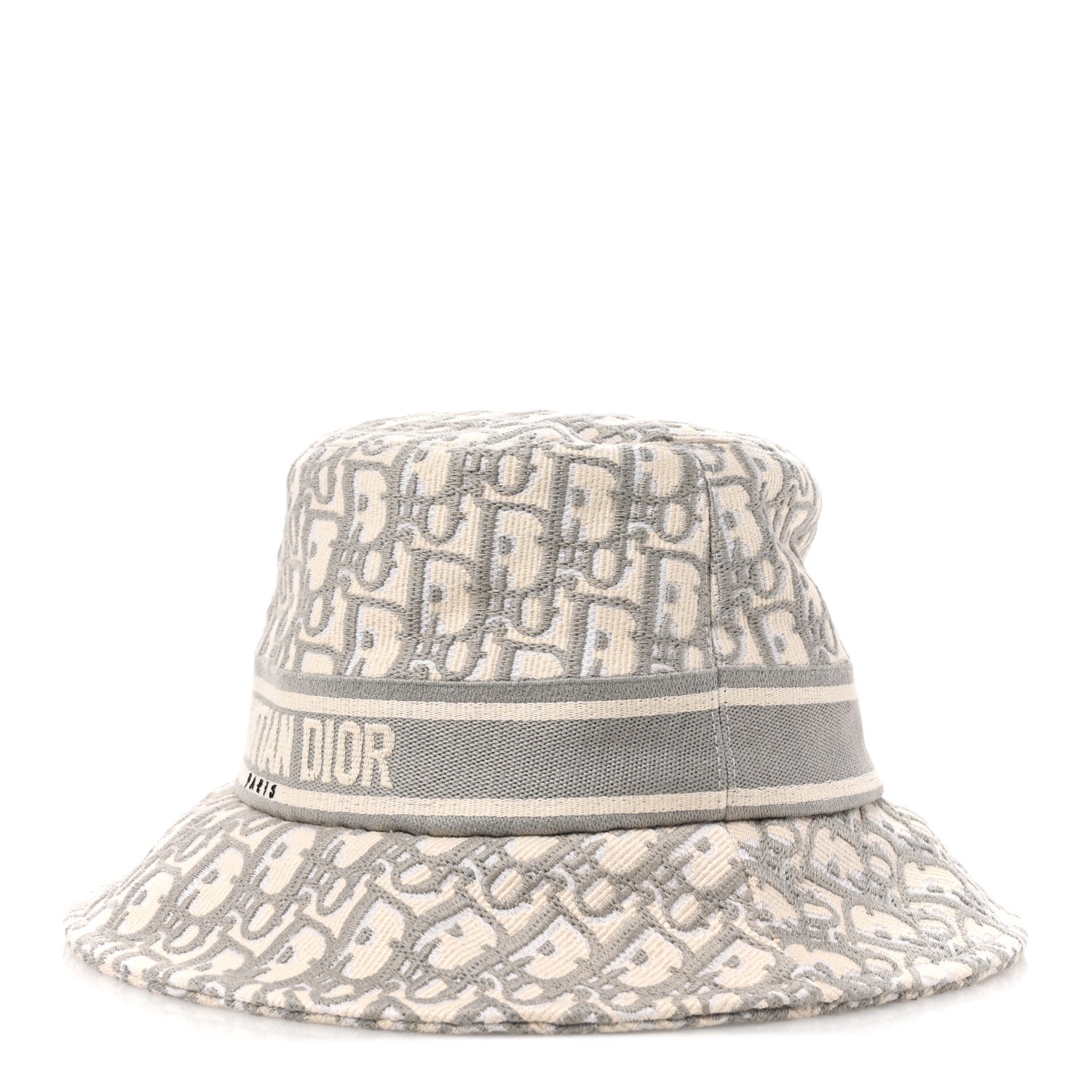Christian Dior Oblique Bucket Hat 57 Grey 1642790 – FASHIONPHILE