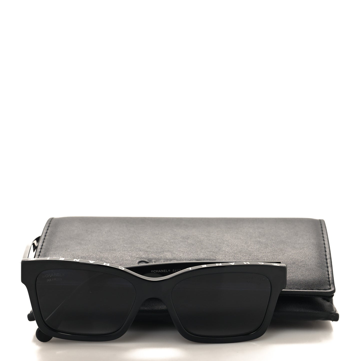 Acetate Polarized Square Sunglasses 5417-A Black