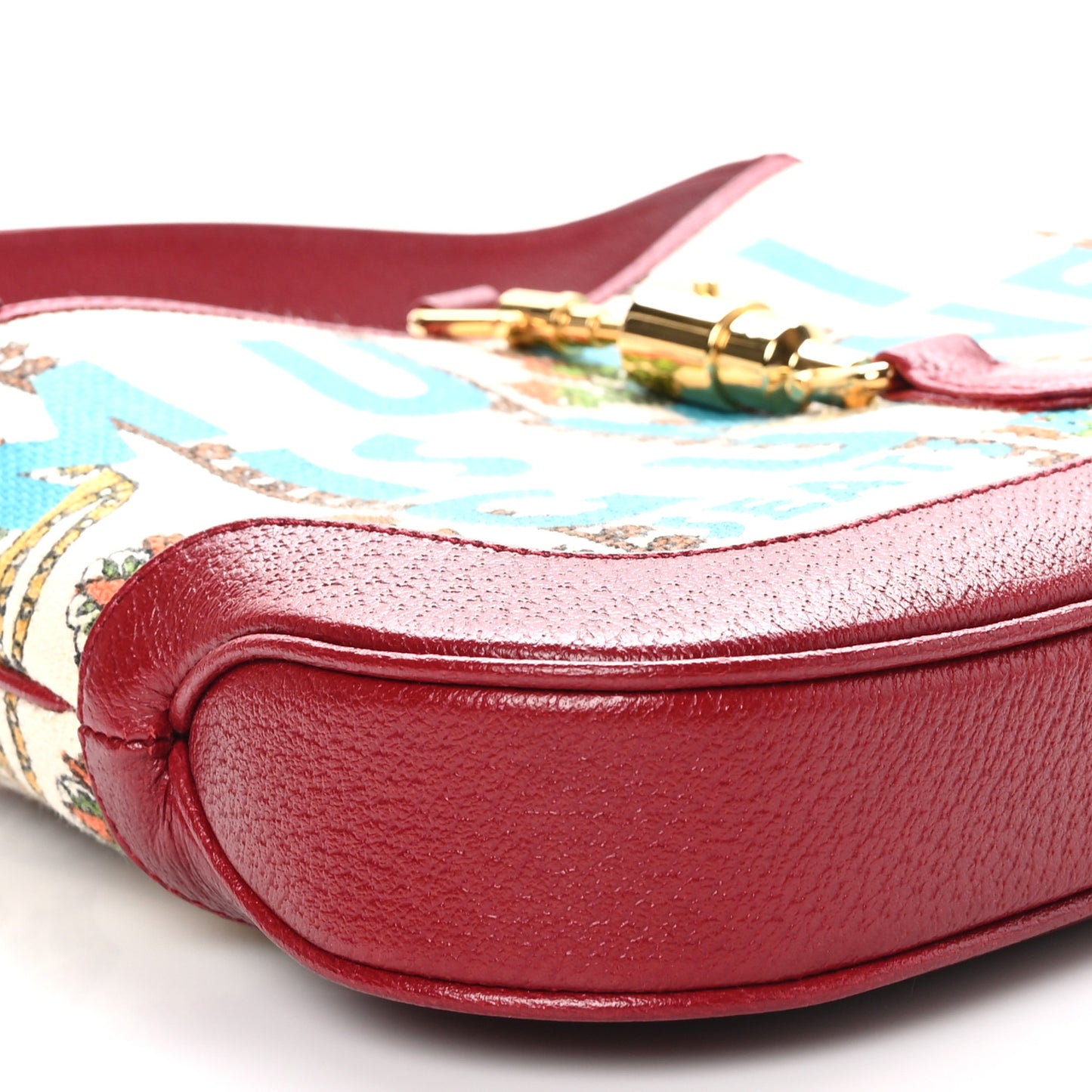 Canvas Calfskin 100 Centennial Music Small Jackie 1961 Hobo Ivory Red