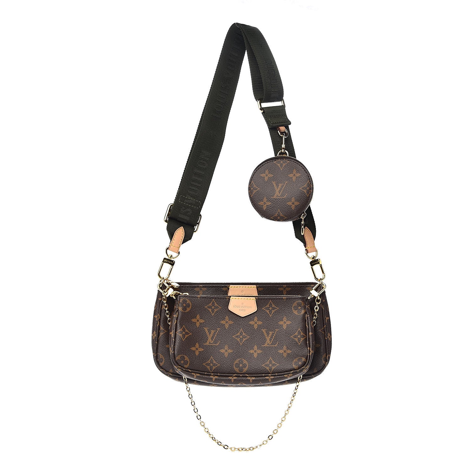 Louis Vuitton Monogram Multi Pochette Accessories Kaki 1 of 13