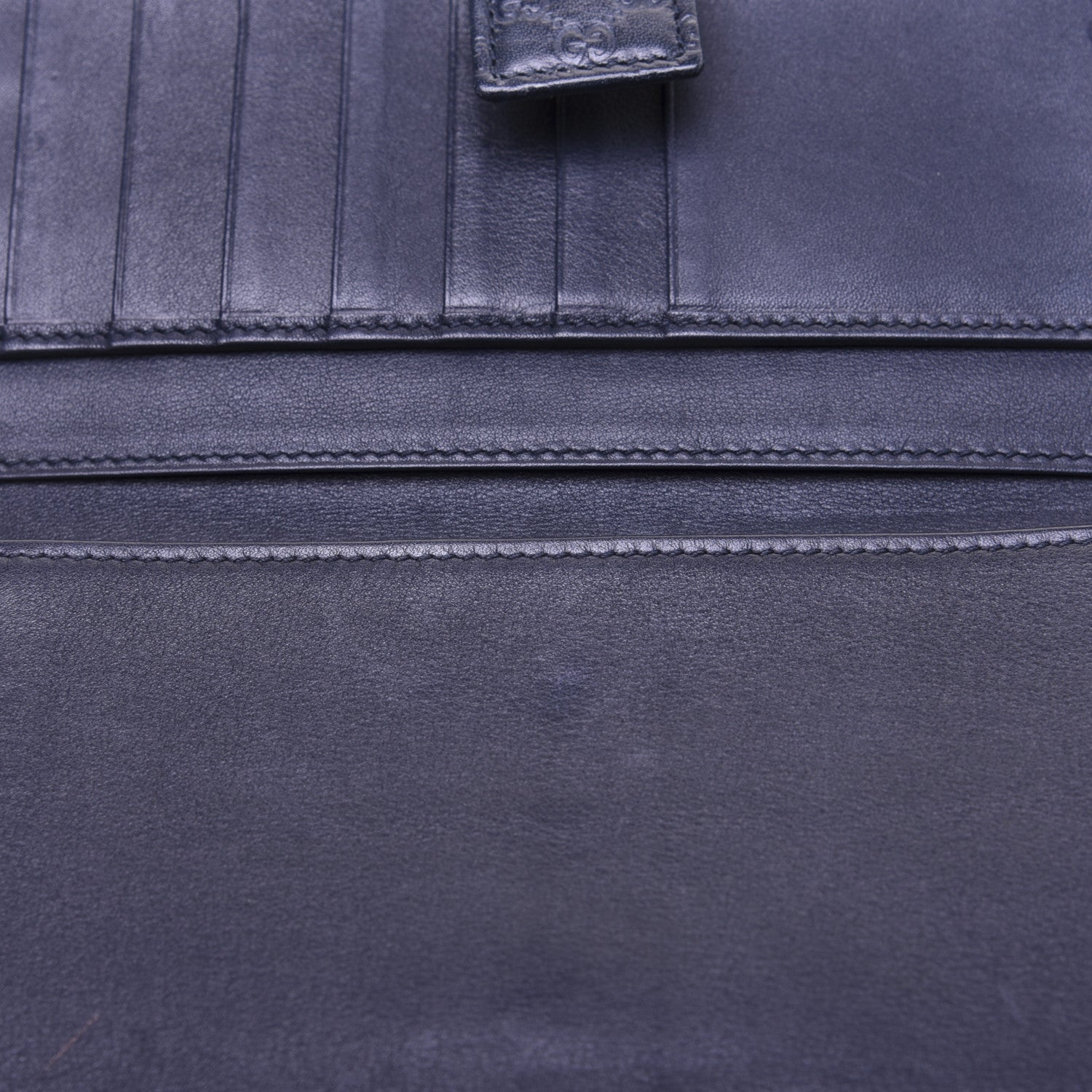 Gucci Microguccissima Continental Flap Wallet Navy 12 of 14