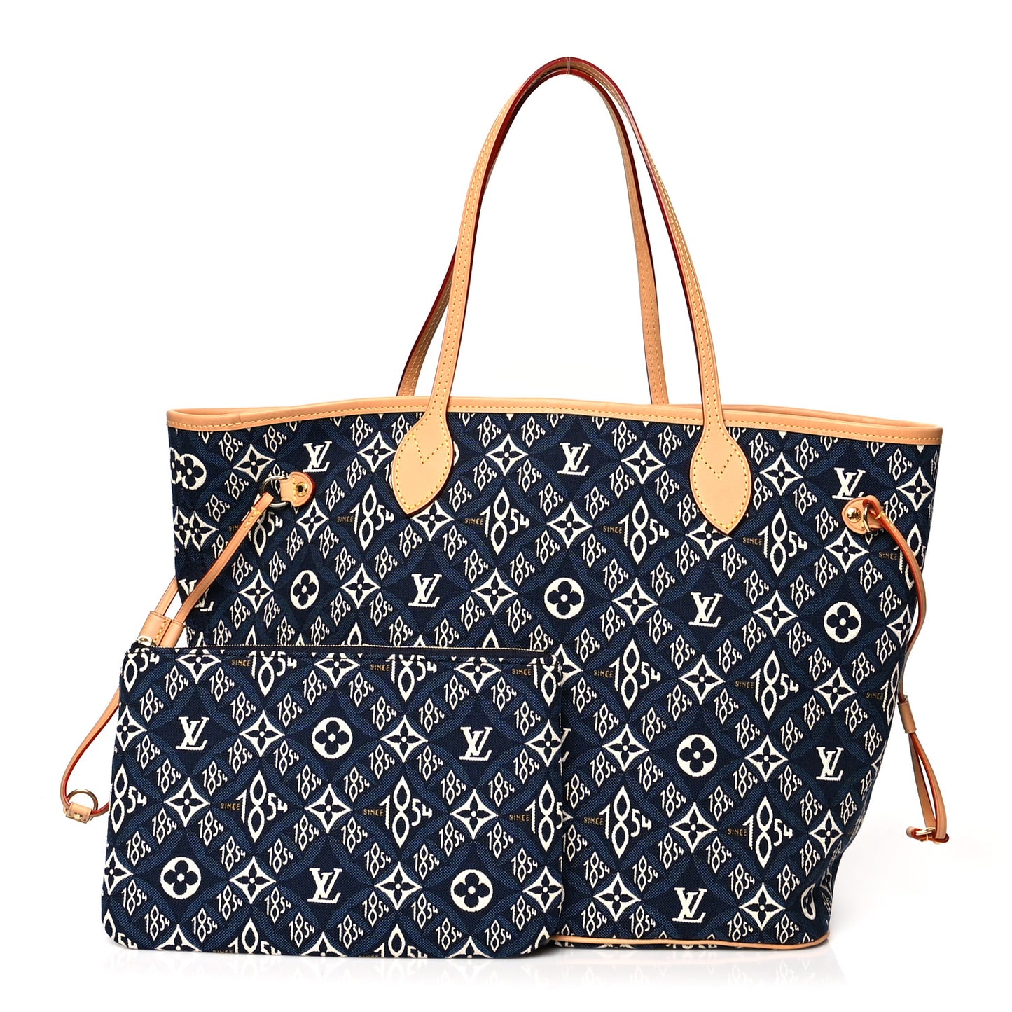 Jacquard Since 1854 Neverfull MM Blue