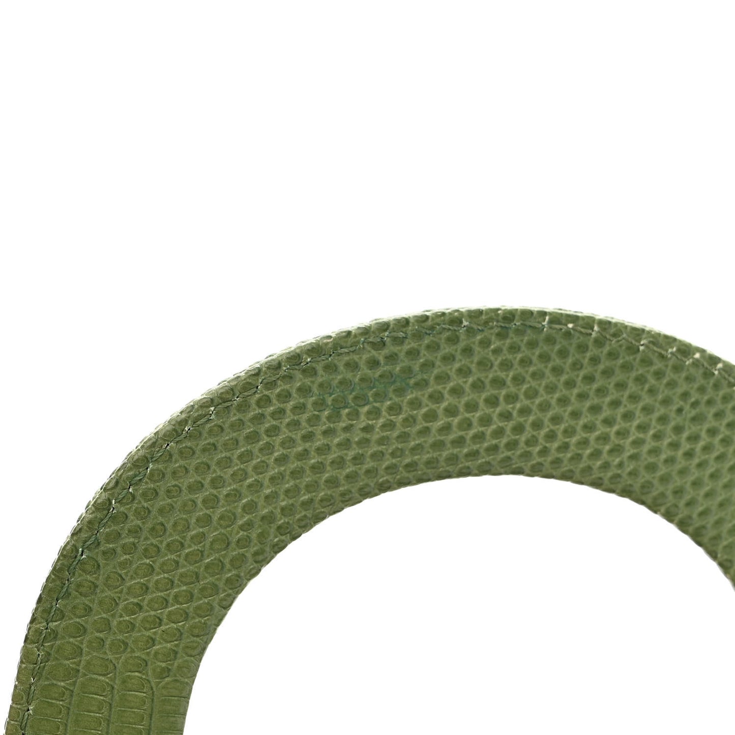 Lizard Mini Lady Dior Vert Saule