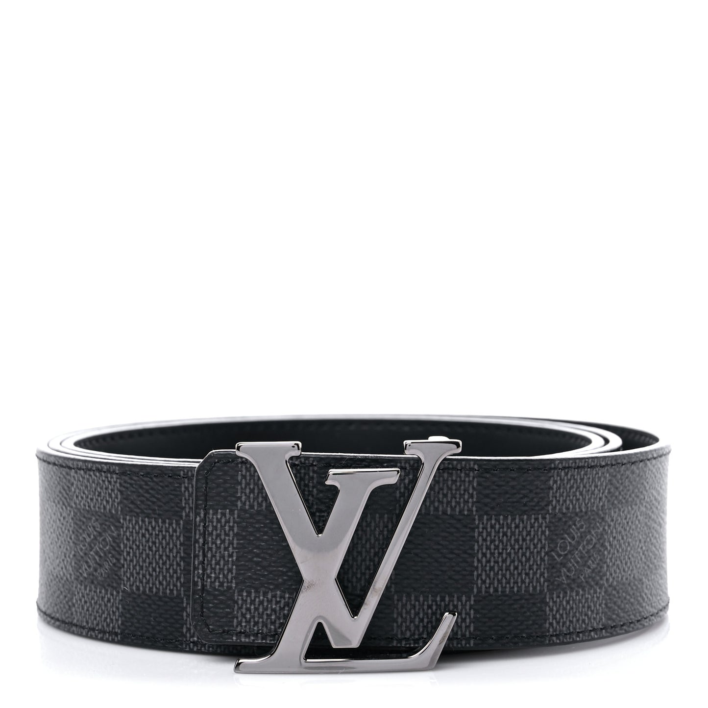Damier Graphite 40mm LV Initiales Belt 110 44