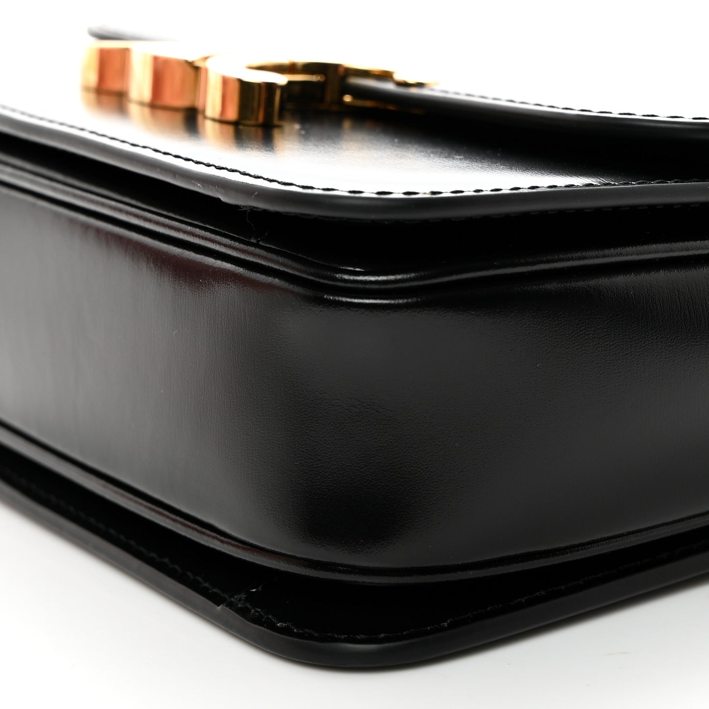 Shiny Calfskin Teen Triomphe Black