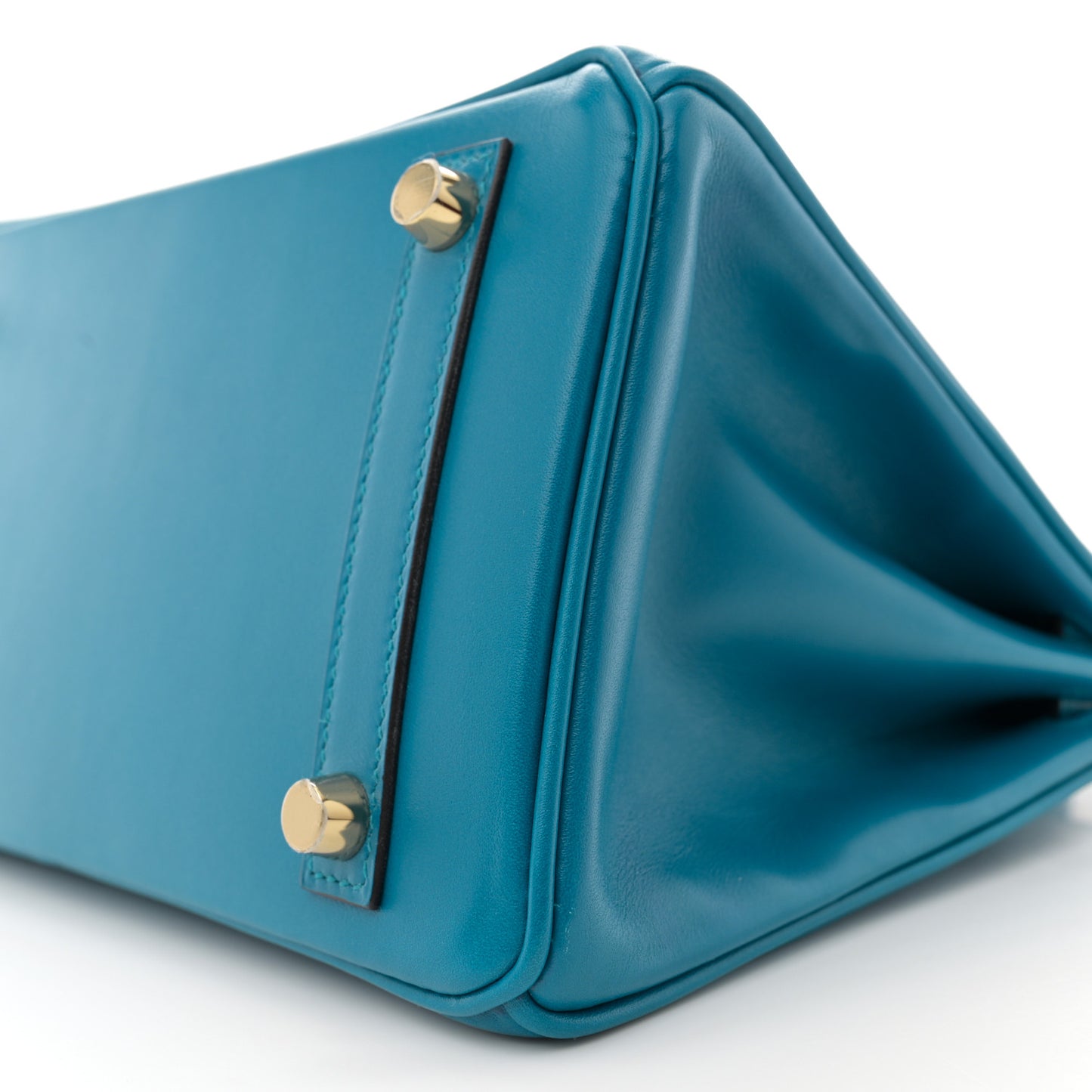 Tadelakt Birkin 25 Bleu Izmir
