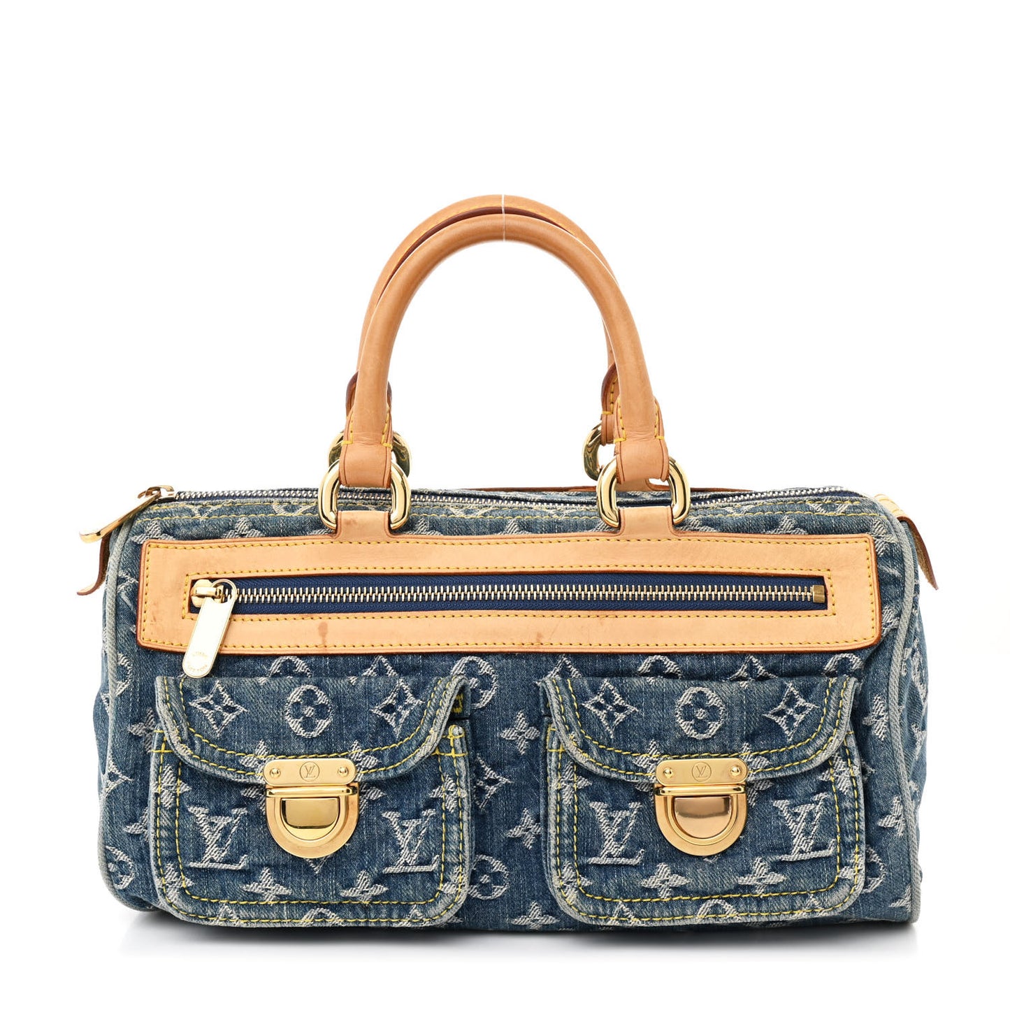 Monogram Denim Neo Speedy Blue
