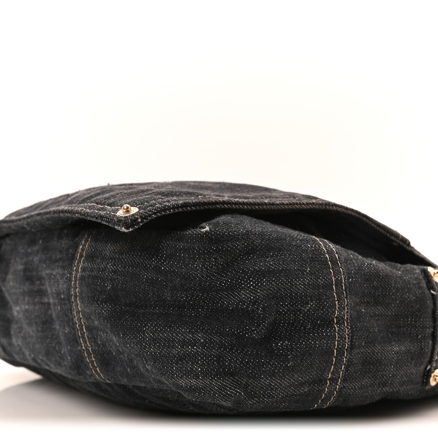 Chanel Denim CC Messenger Bag Blue 10 of 10