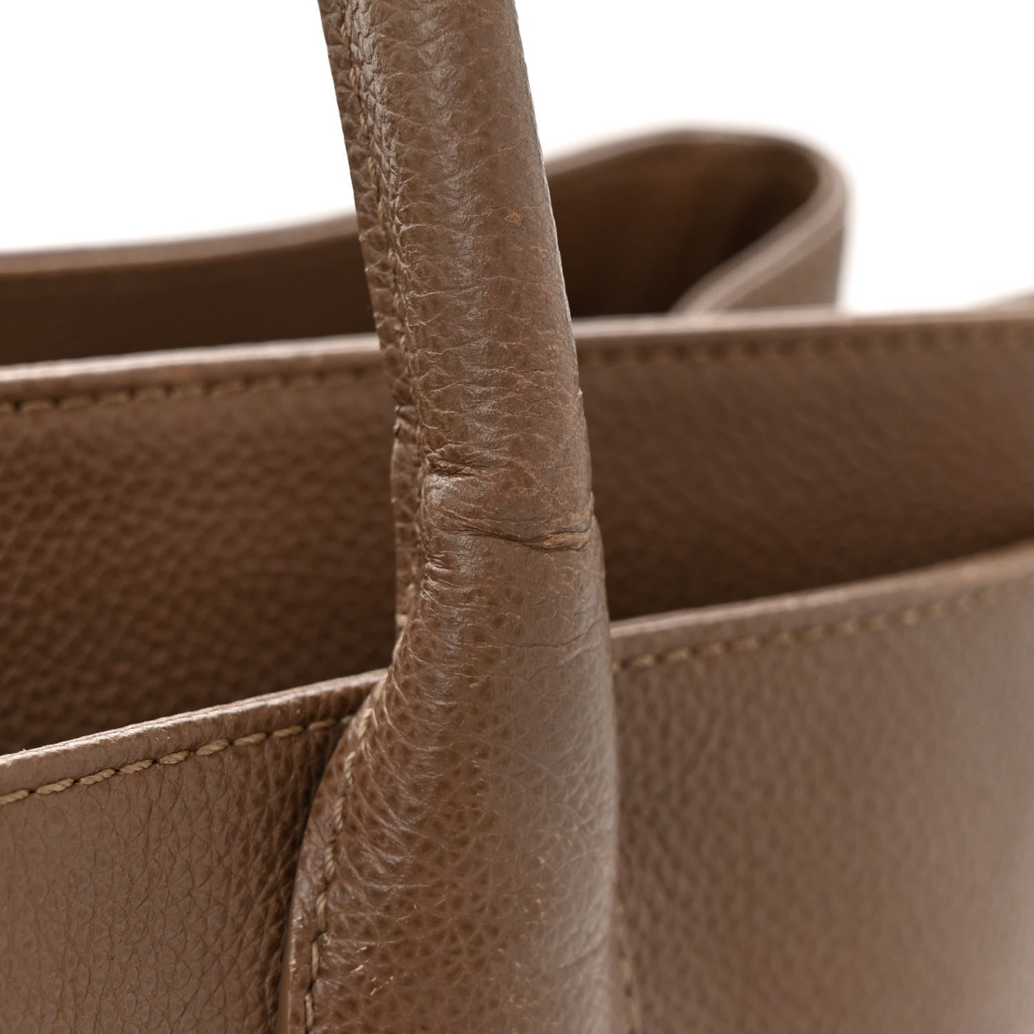 Chanel Calfskin Cerf Executive Shopper Tote Light Brown 18 of 19
