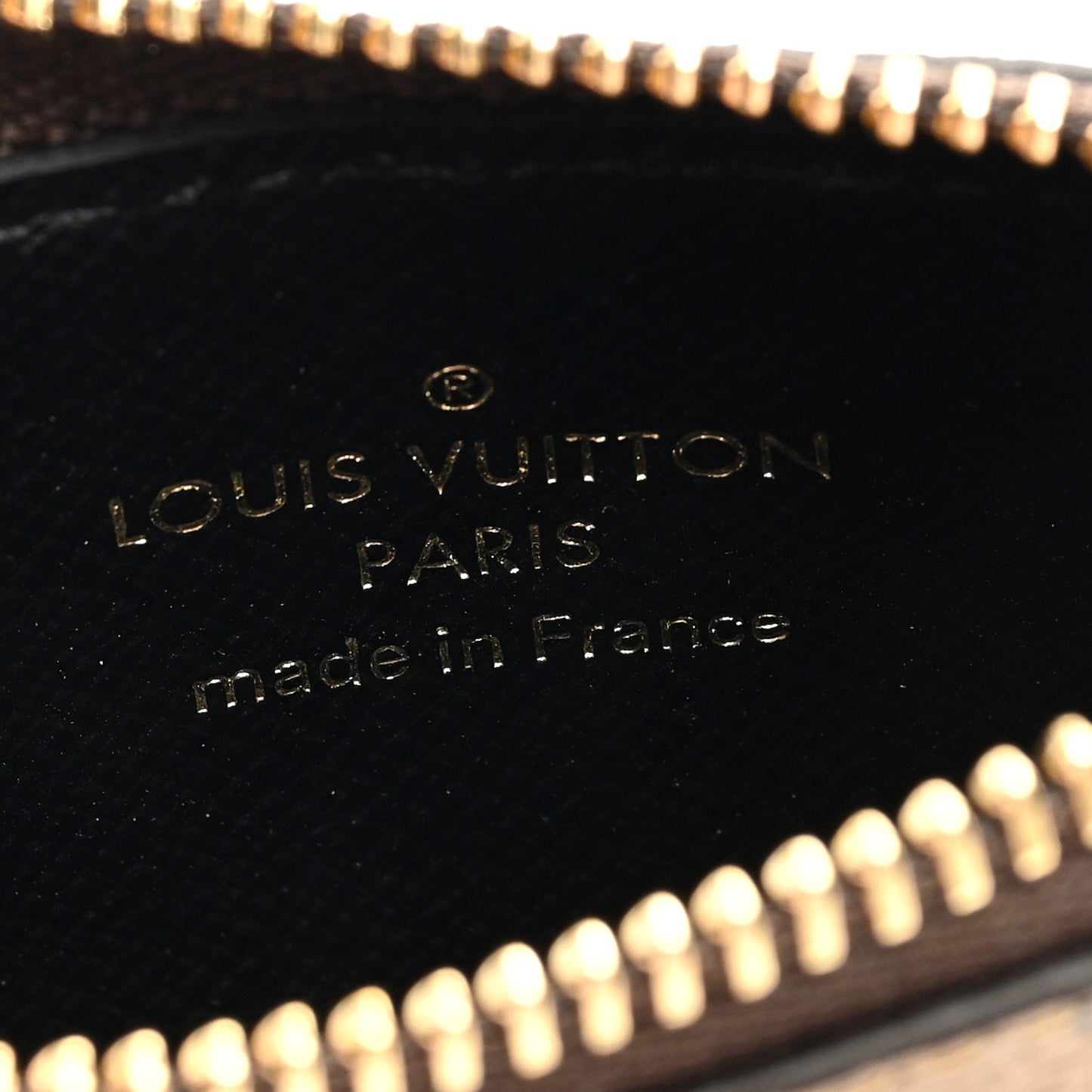 Reverse Monogram Trio Square Pouch