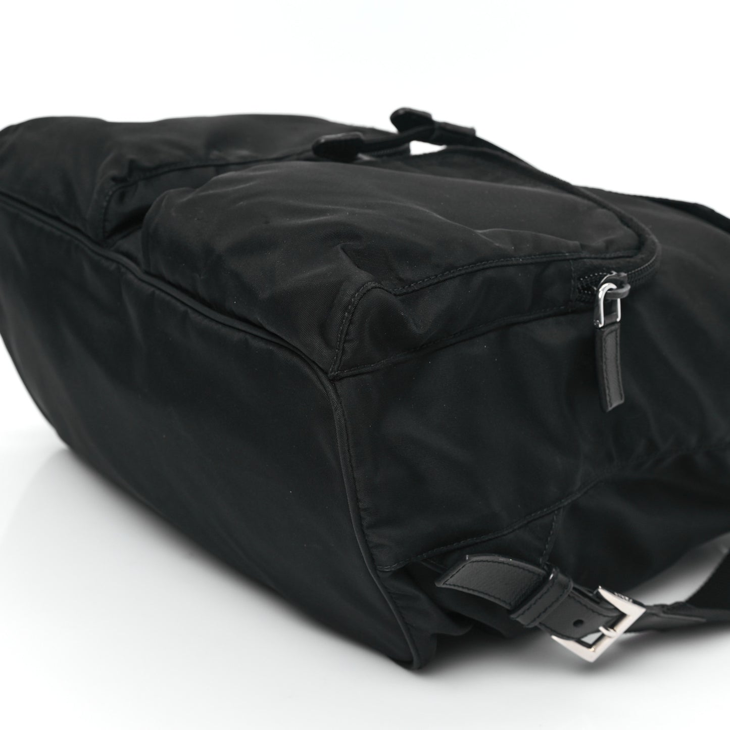 Tessuto Nylon Saffiano Vela Backpack Black
