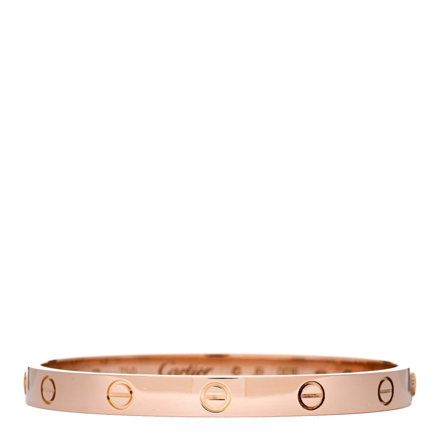 18K Pink Gold LOVE Bracelet 17