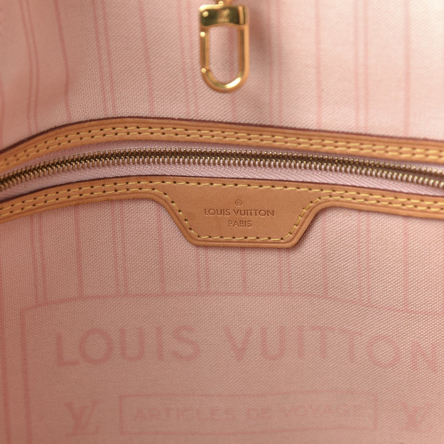 Damier Azur Neo Neverfull MM Rose Ballerine