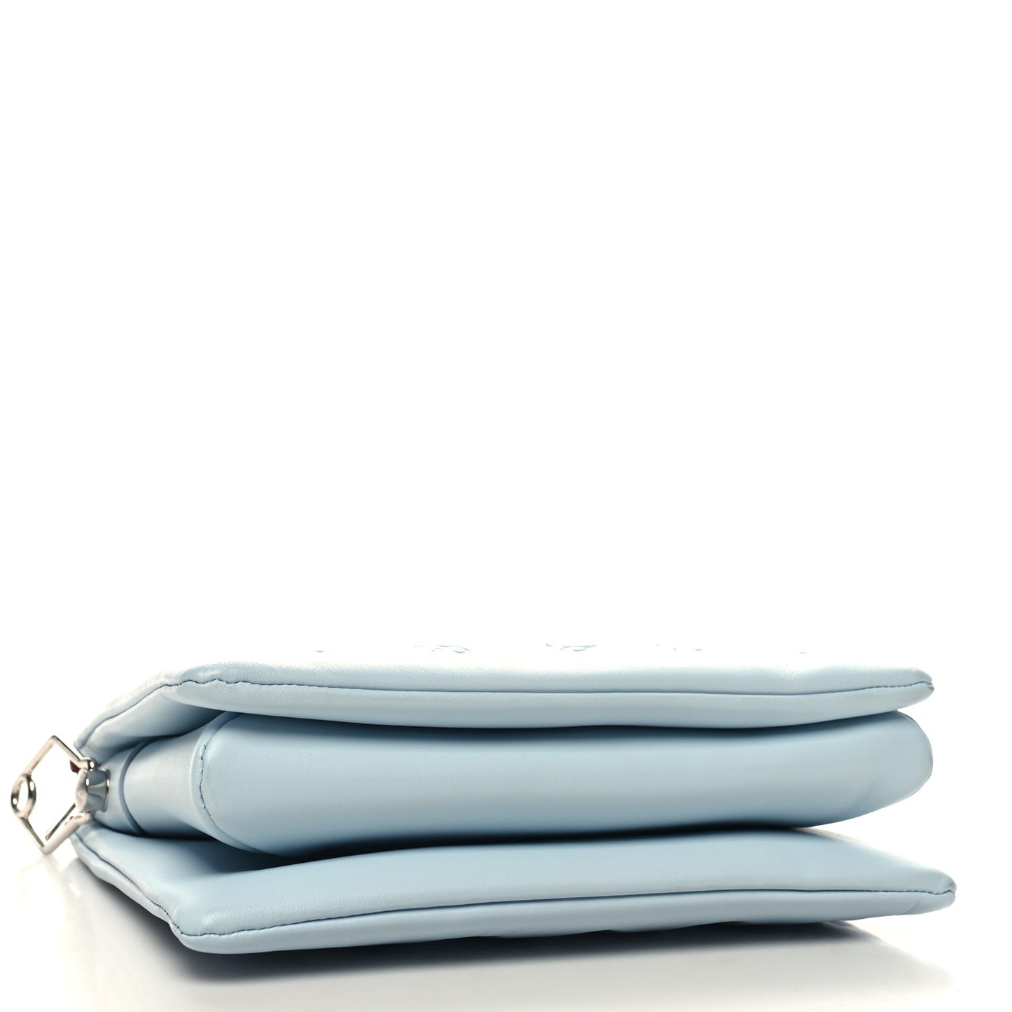 Lambskin Embossed Monogram Coussin PM Bleu