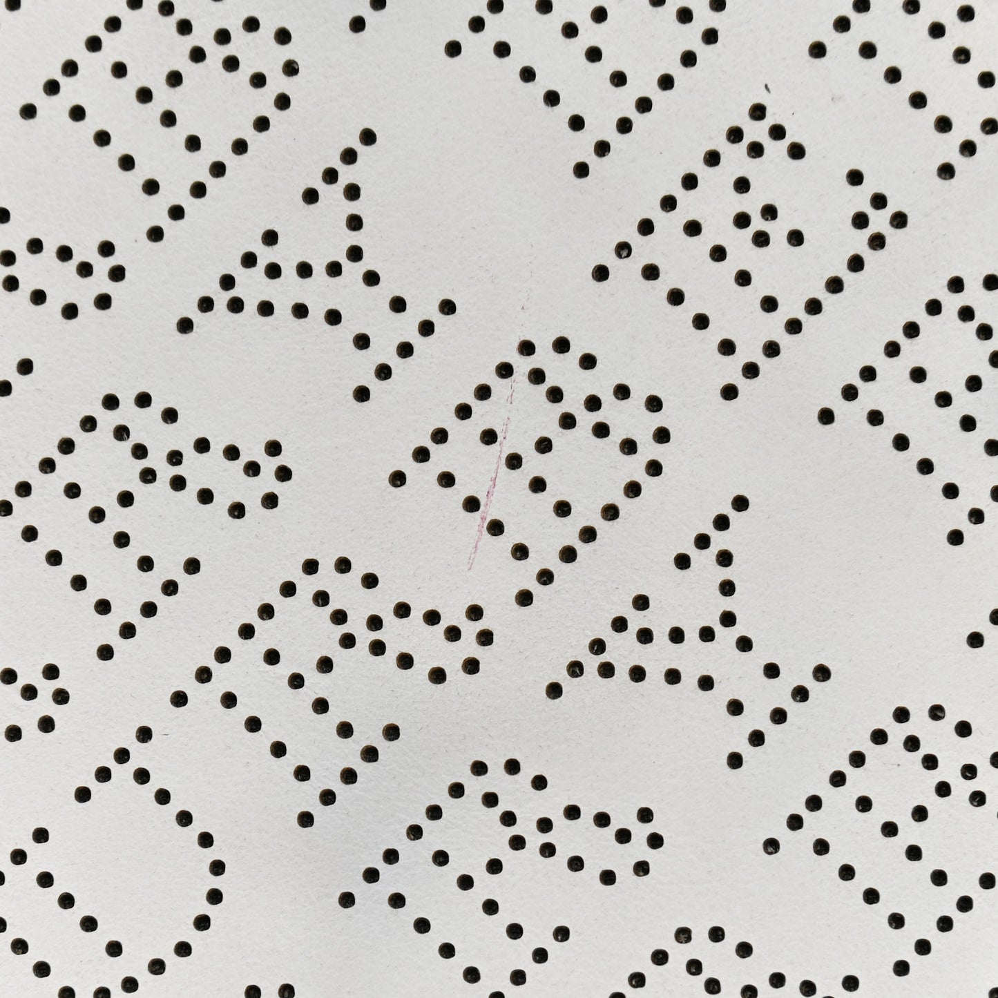 Calfskin Perforated Hampshire Crossbody Chalk White