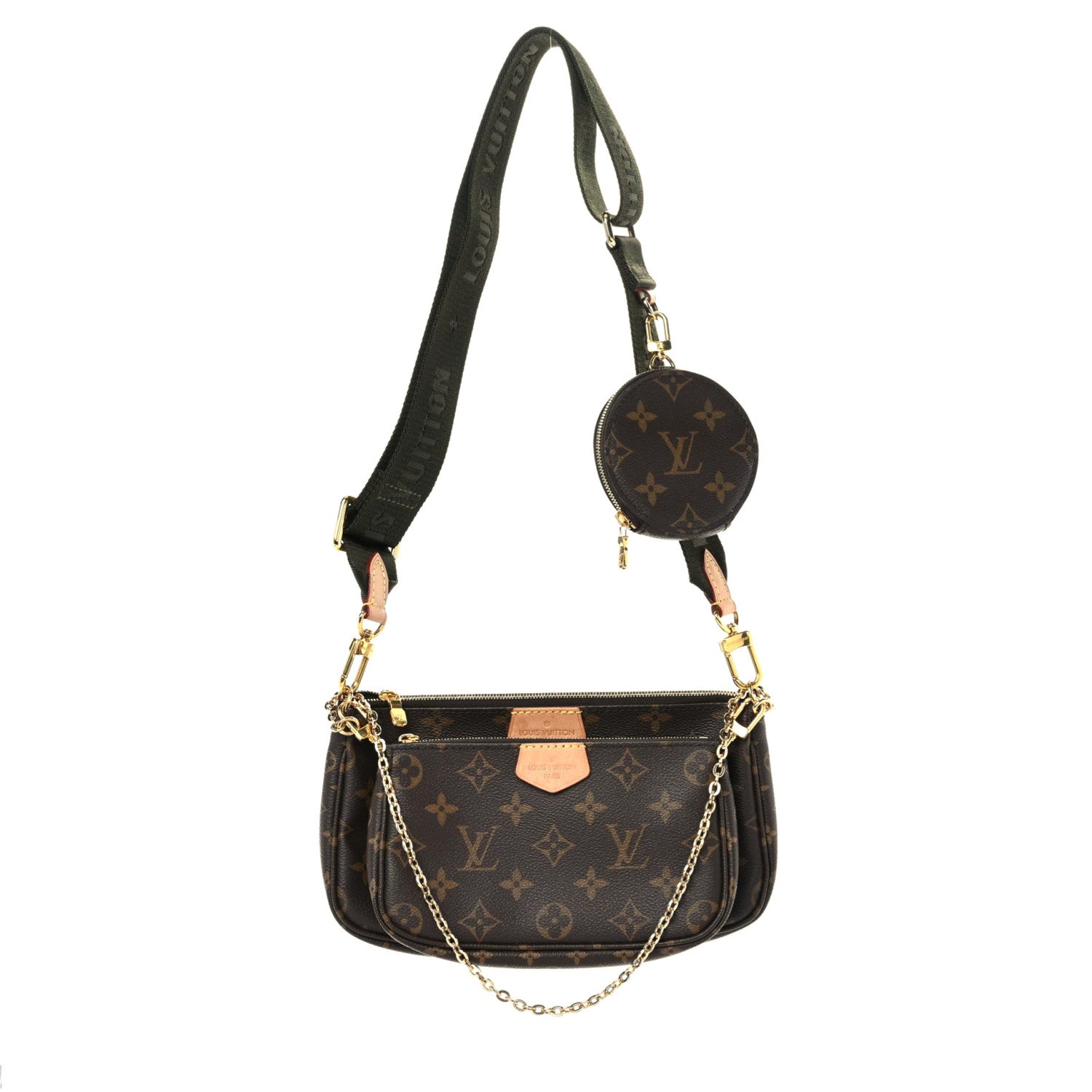 Louis Vuitton Monogram Multi Pochette Accessories Kaki 1 of 15