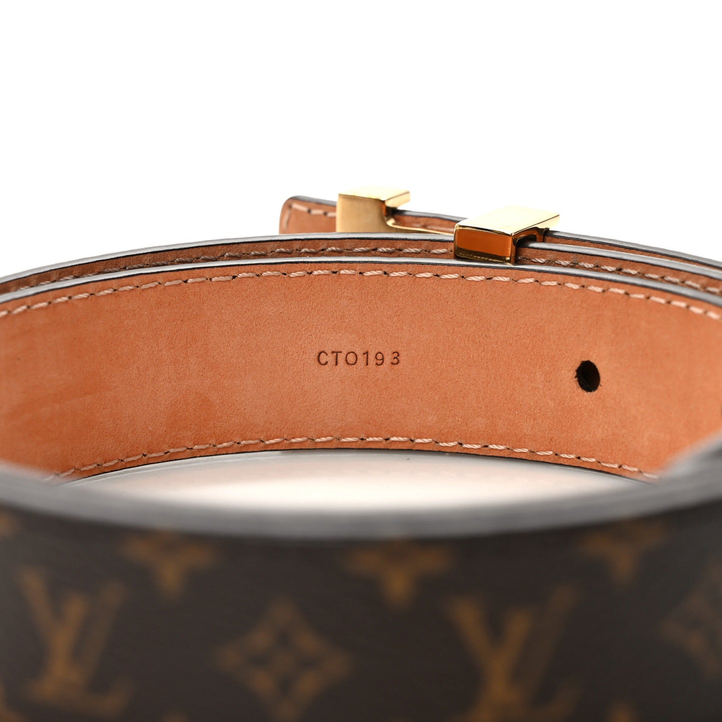 Monogram 25mm LV Initiales Belt 75 30