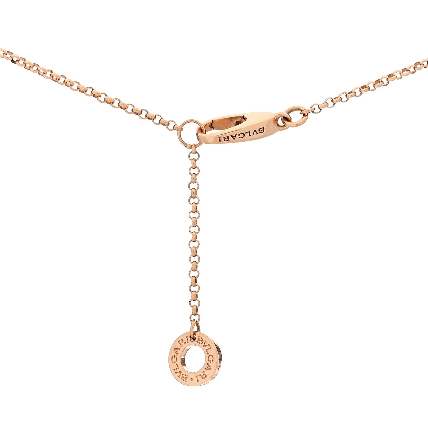 18K Rose Gold Mother of Pearl BVLGARI BVLGARI Pendant Necklace