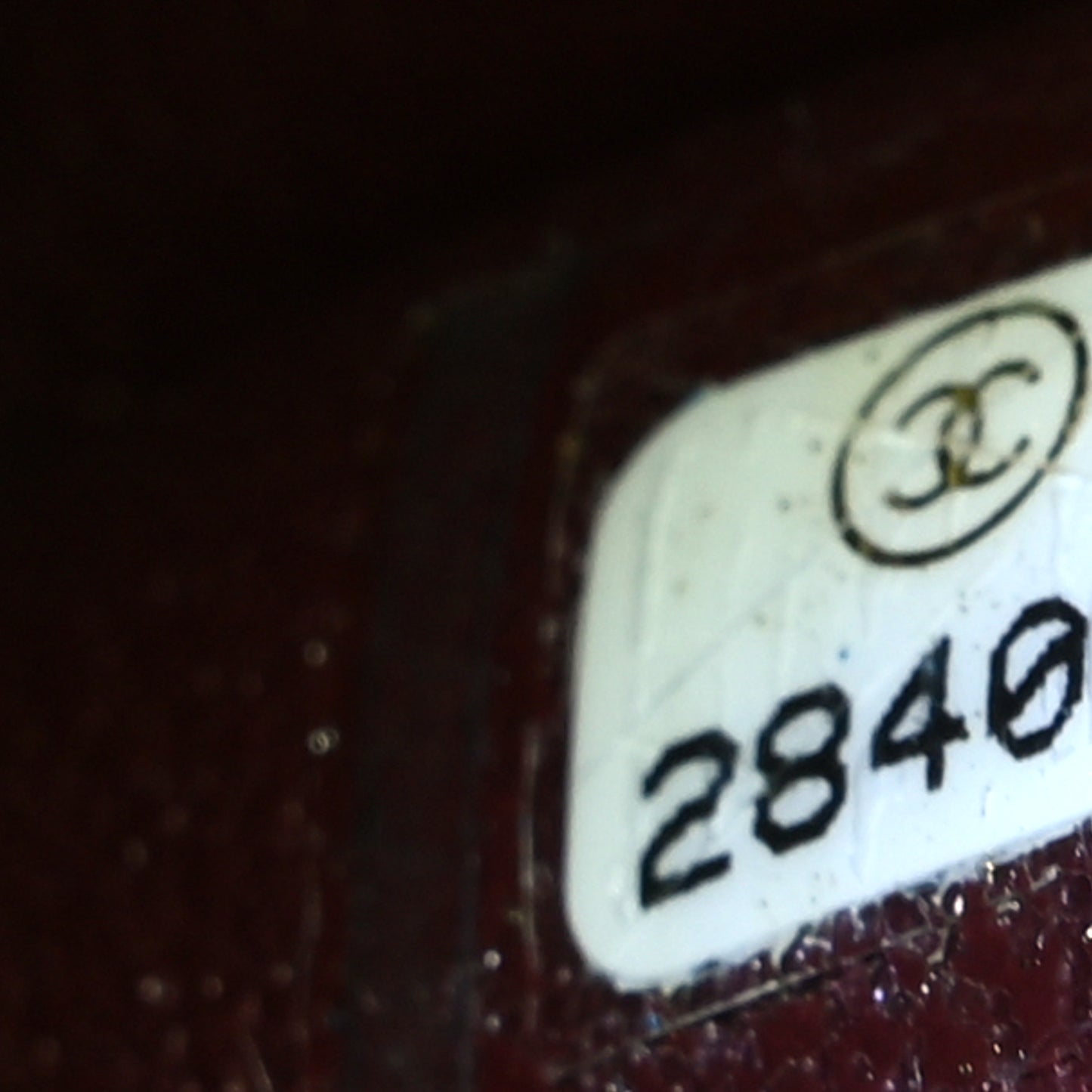 Lambskin Quilted Jumbo Double Flap Burgundy