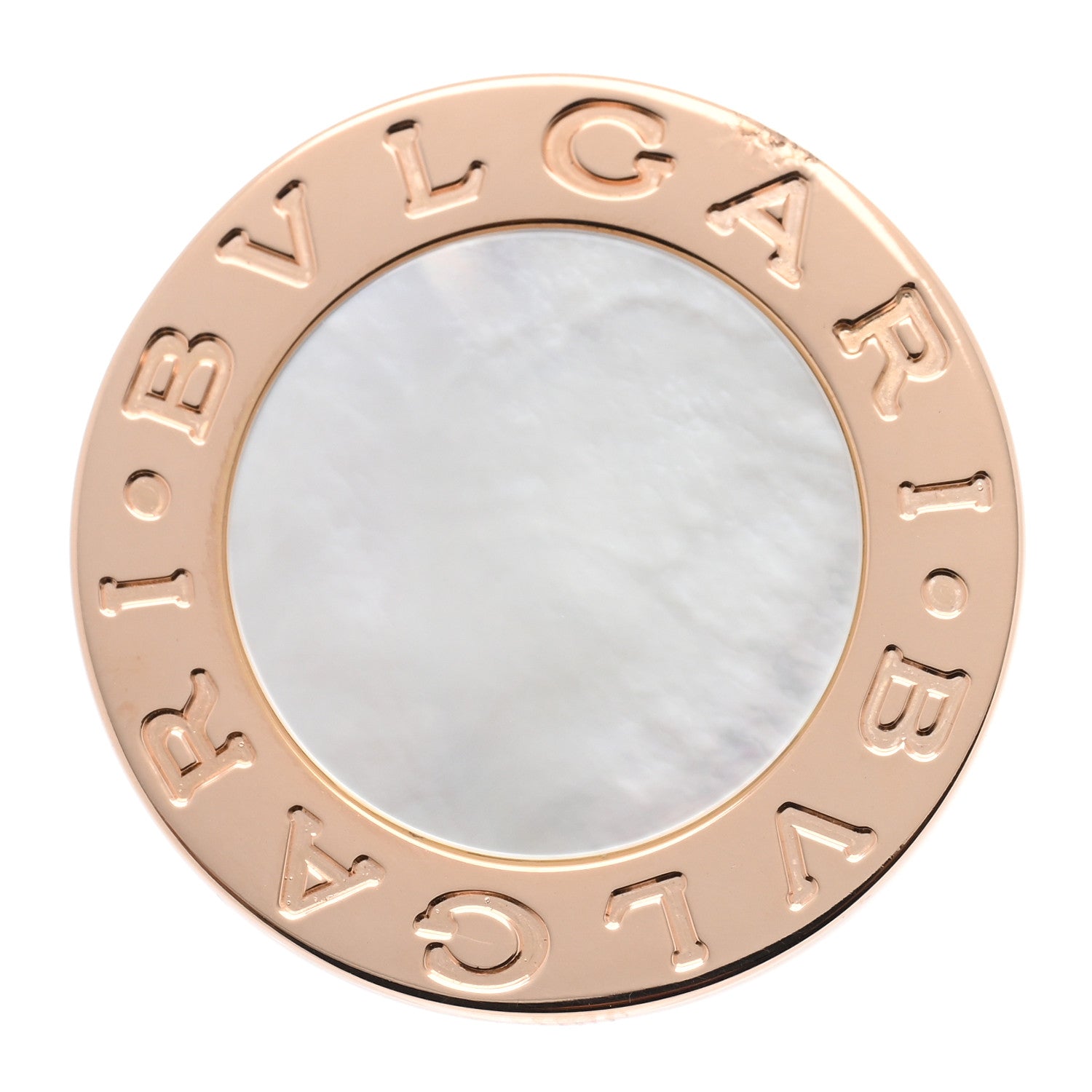 Bulgari 18K Rose Gold Mother of Pearl BVLGARI BVLGARI Ring 52 6 1 of 5