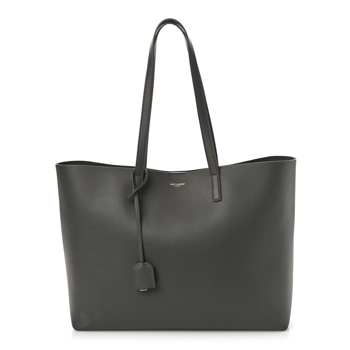 Calfskin Large Shopping Tote Earth