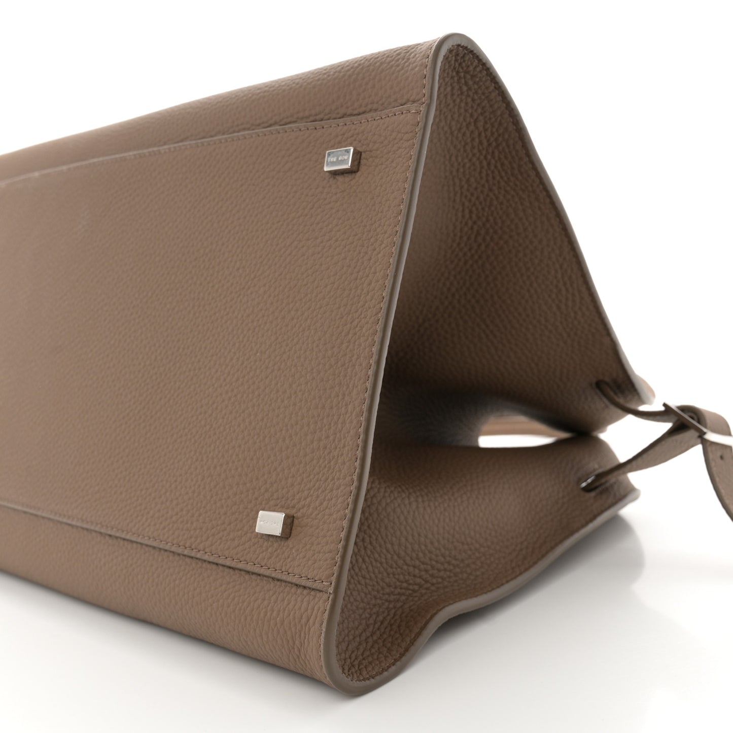 Matte Grained Calfskin Soft Margaux 15 Taupe