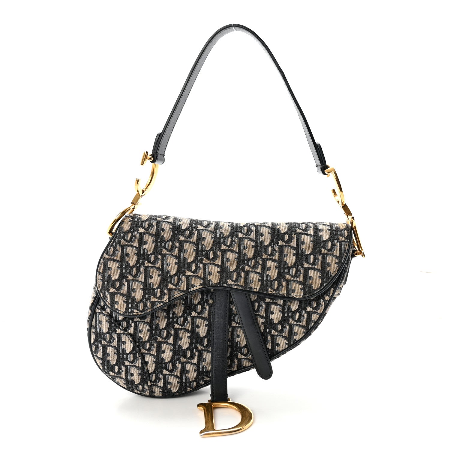 Christian Dior Oblique Saddle Bag Blue 1895964 – FASHIONPHILE