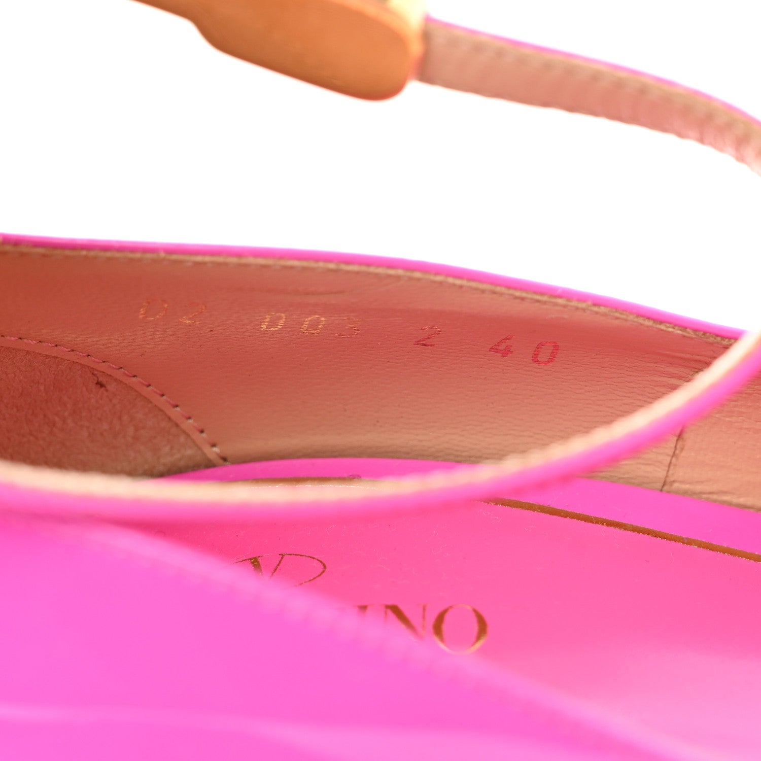 Valentino Garavani Patent Tan-Go 50/155mm Platform Pumps 40 Pink PP 8 of 8