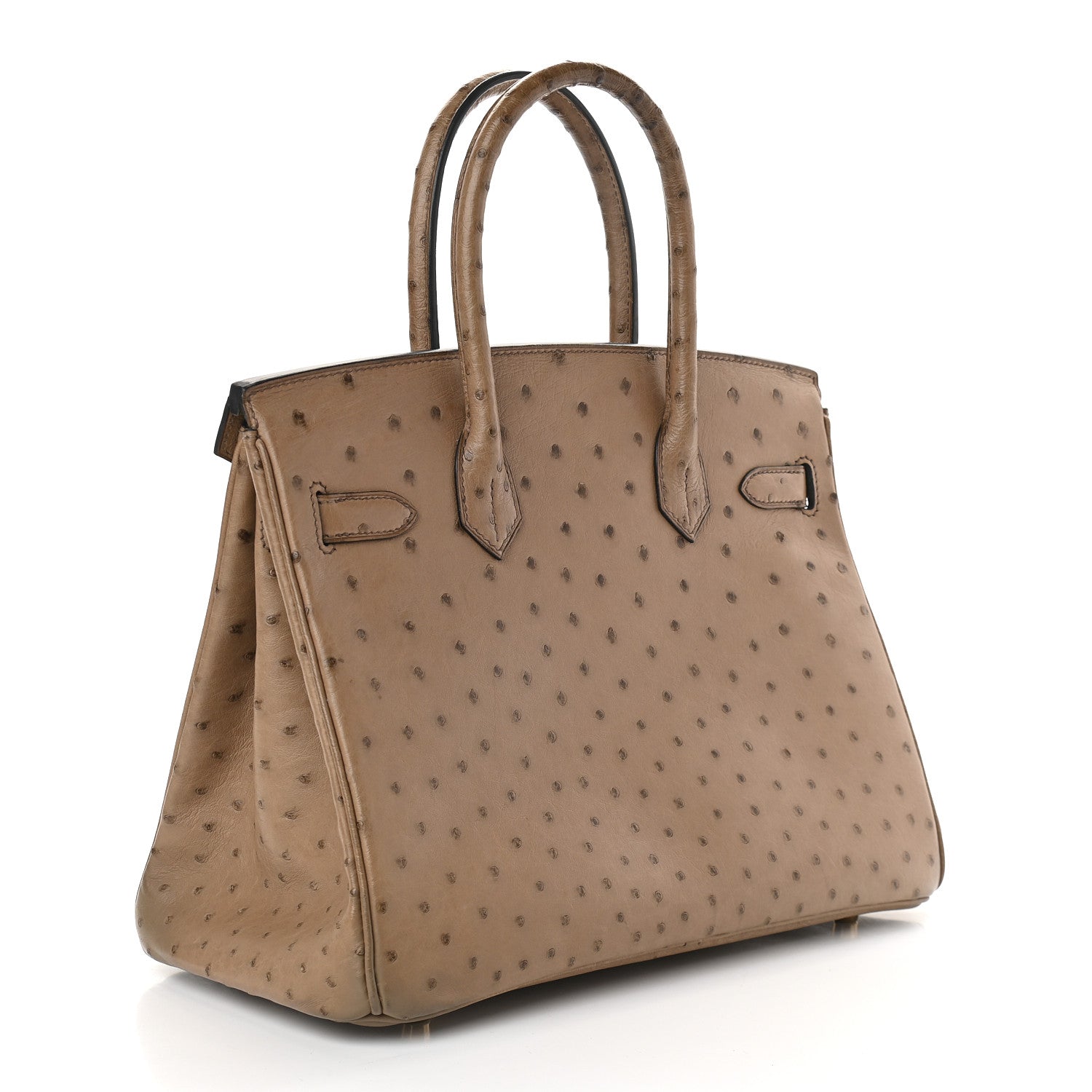 Hermes Ostrich Birkin 30 Mousse 2 of 10