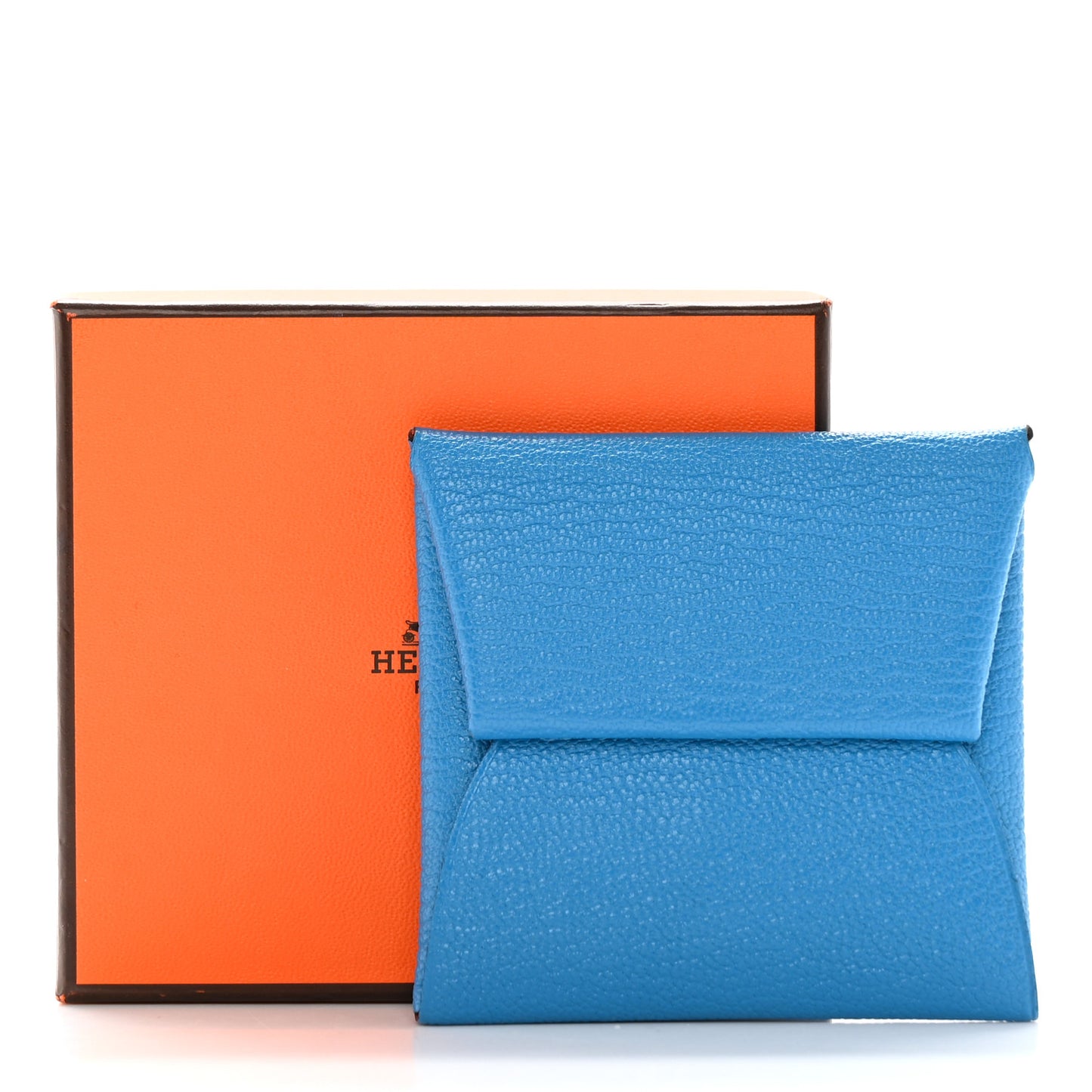 Chevre Mysore Bastia Verso Coin Purse Bleu Frida Cuivre