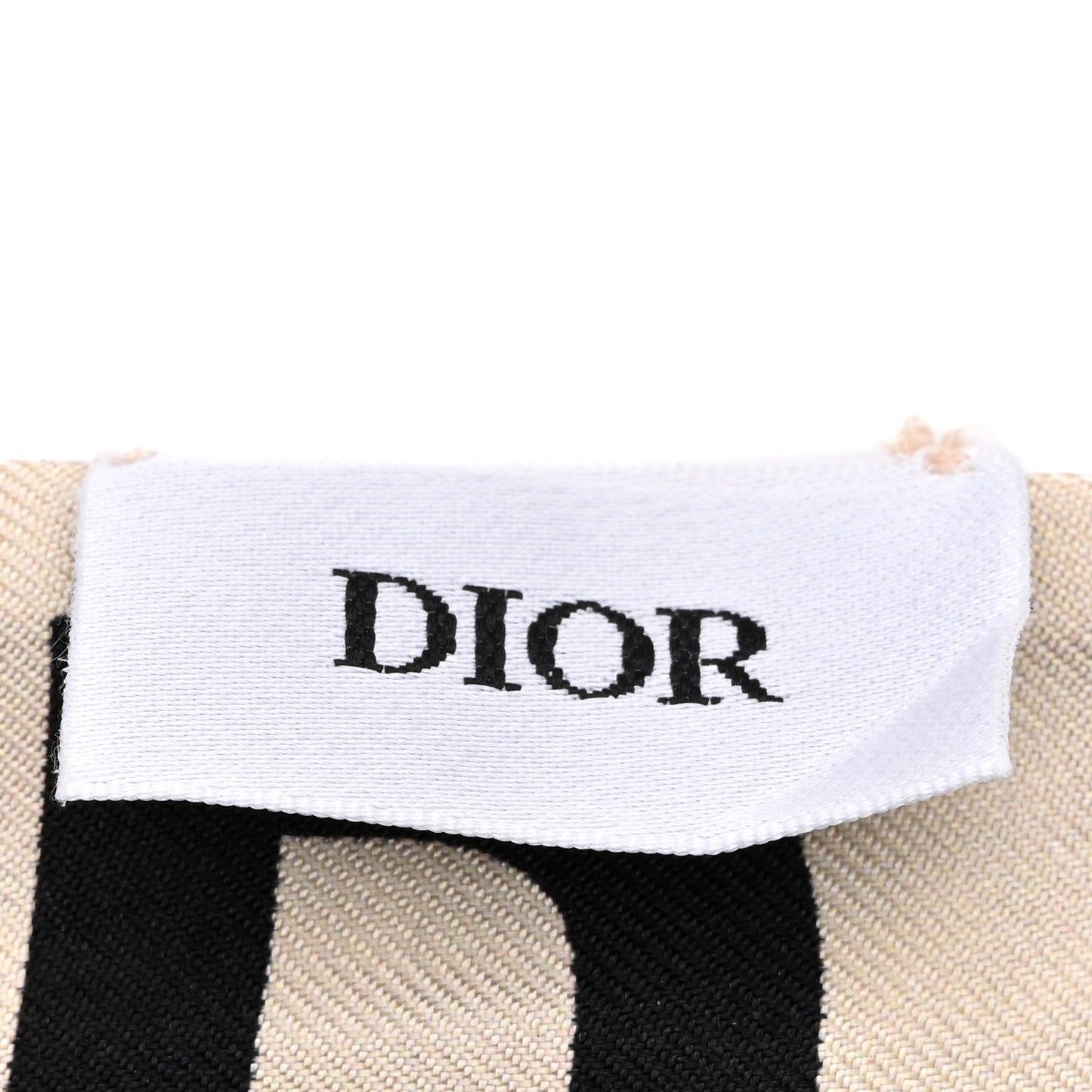 Silk Houndstooth Mitzah Scarf Black White