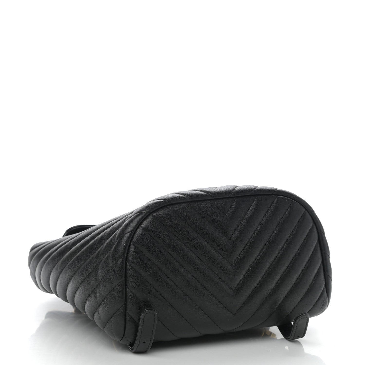 Chanel Calfskin Chevron Quilted Small Urban Spirit Backpack Black 4 of 9