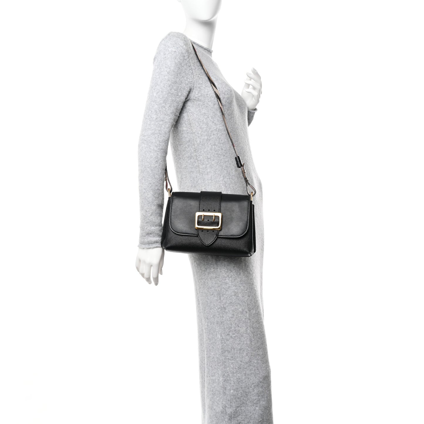 Soft Grain Calfskin Small Medley Crossbody Black