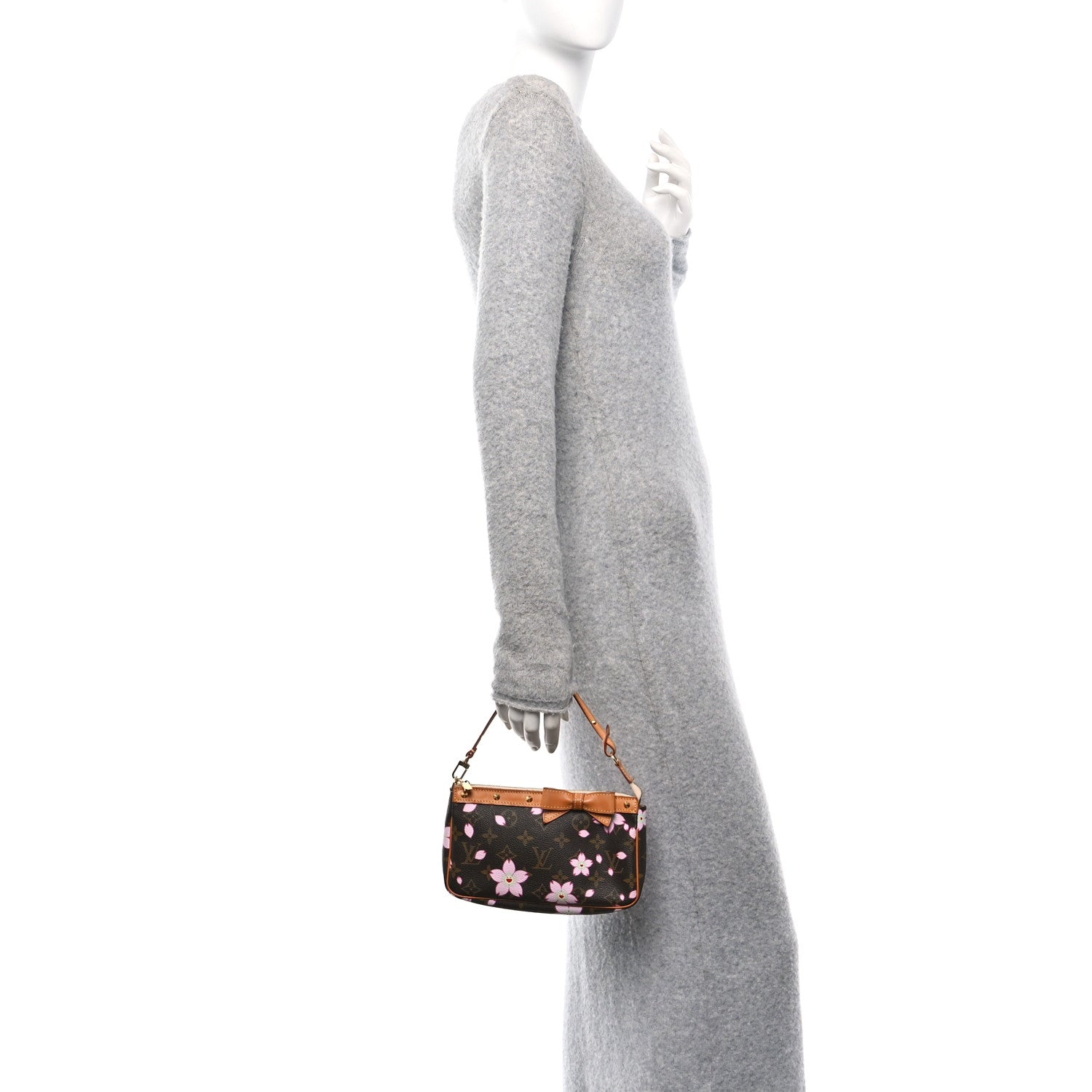 Louis Vuitton Monogram Cherry Blossom Pochette Accessories Brown 2 of 14