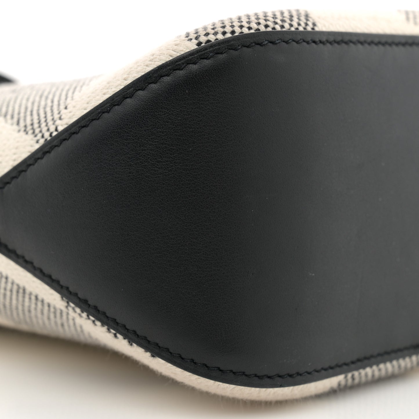 Swift H Canvas Cabas H En Biais 27 Black Ecru