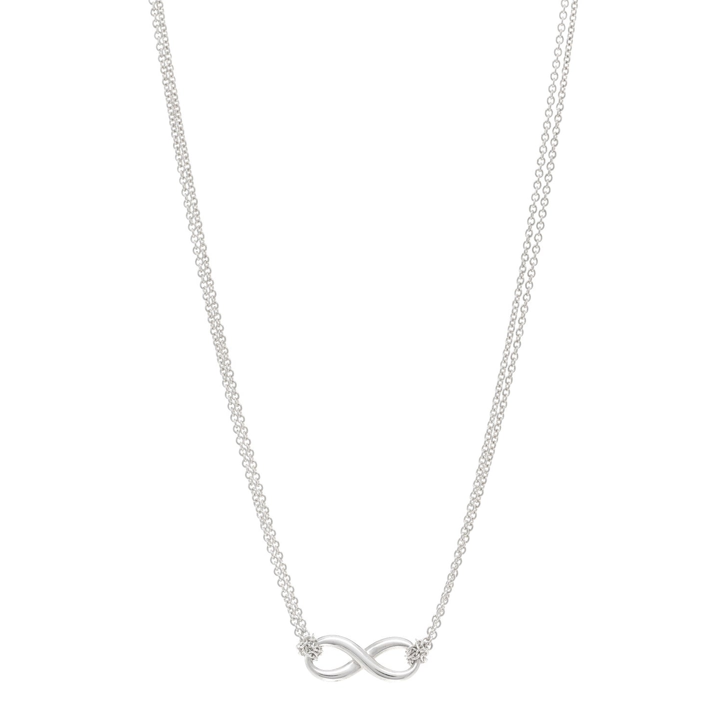Sterling Silver Infinity Pendant Necklace