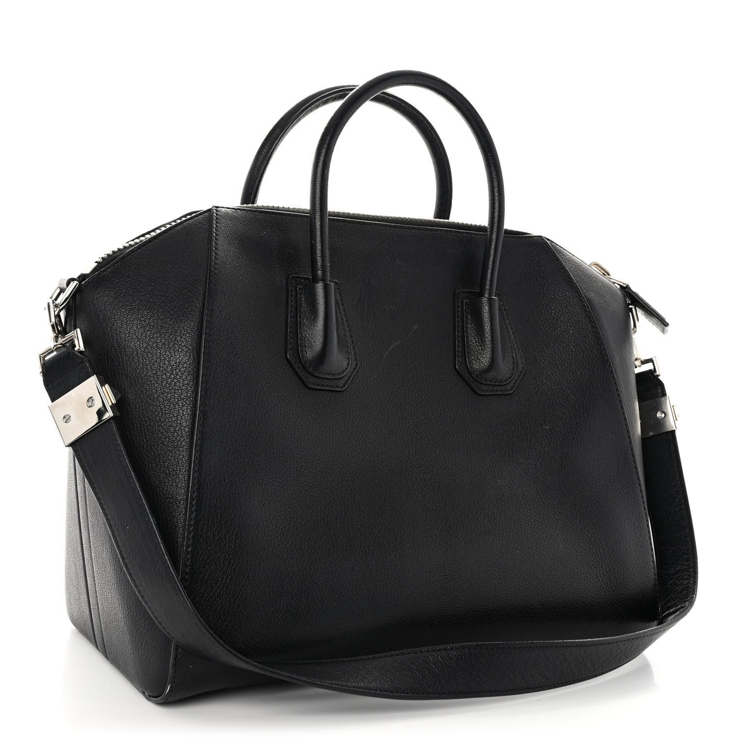 Sugar Goatskin Small Antigona Black