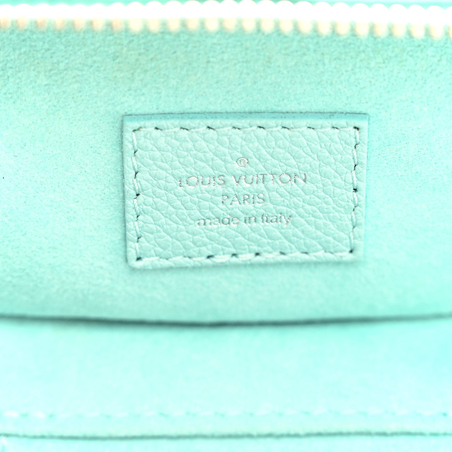 Empreinte Monogram Micro Vanity Pearly Lagoon Turquoise