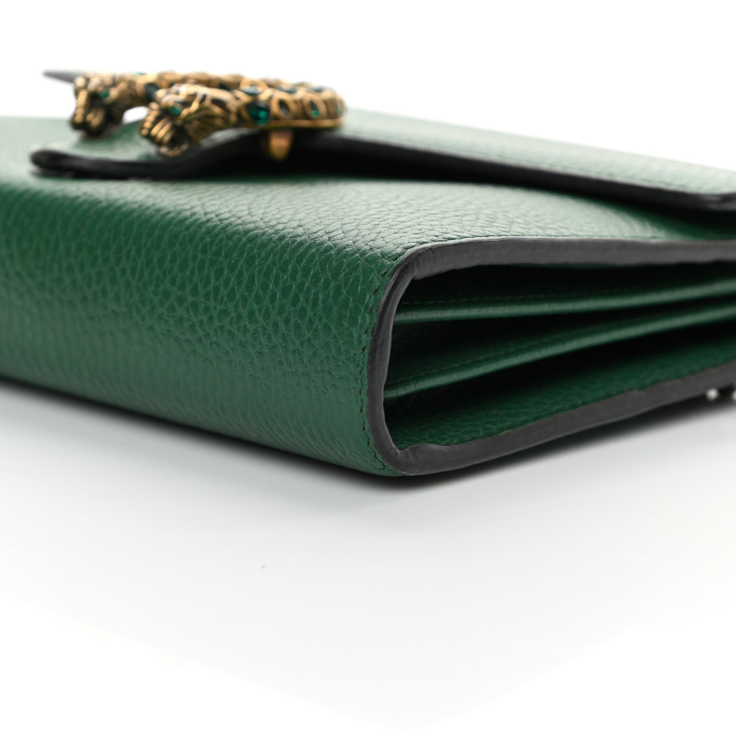 Calfskin Mini Dionysus Chain Wallet Emerald