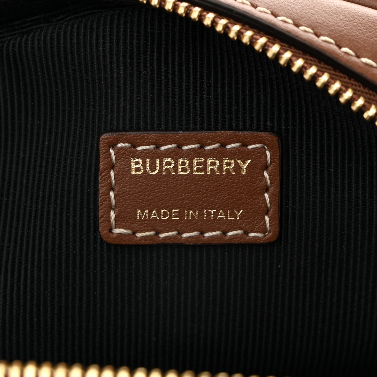 Burberry Canvas Calfskin Louise Bag Natural 7 of 11