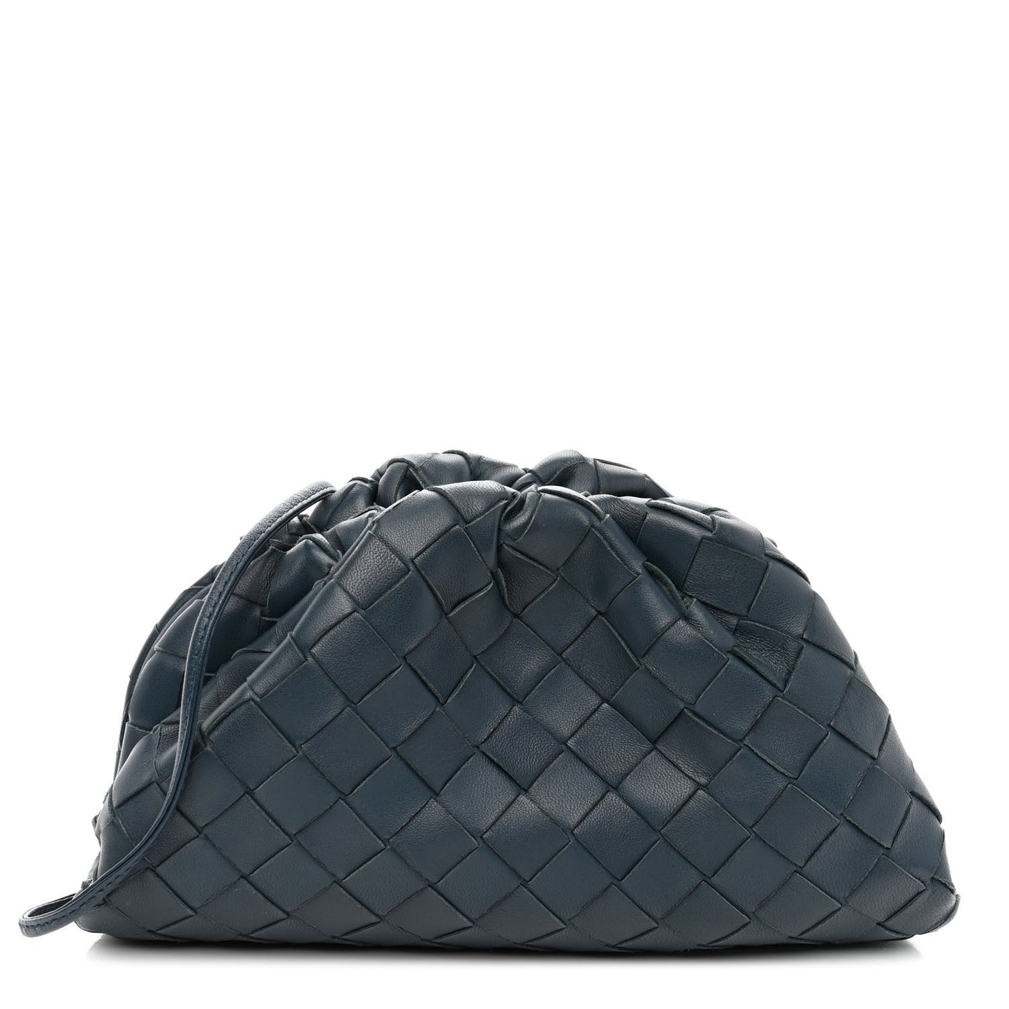 Nappa Intrecciato The Mini Pouch Deep Blue