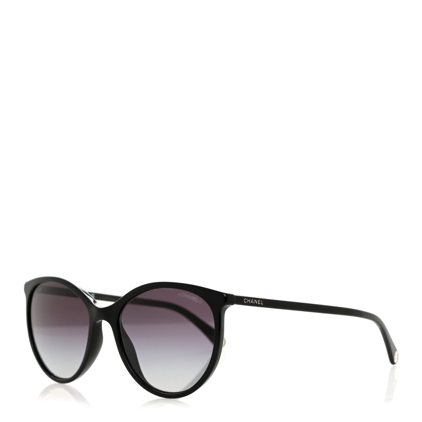 Acetate Pantos Cat Eye Sunglasses 5448 Black