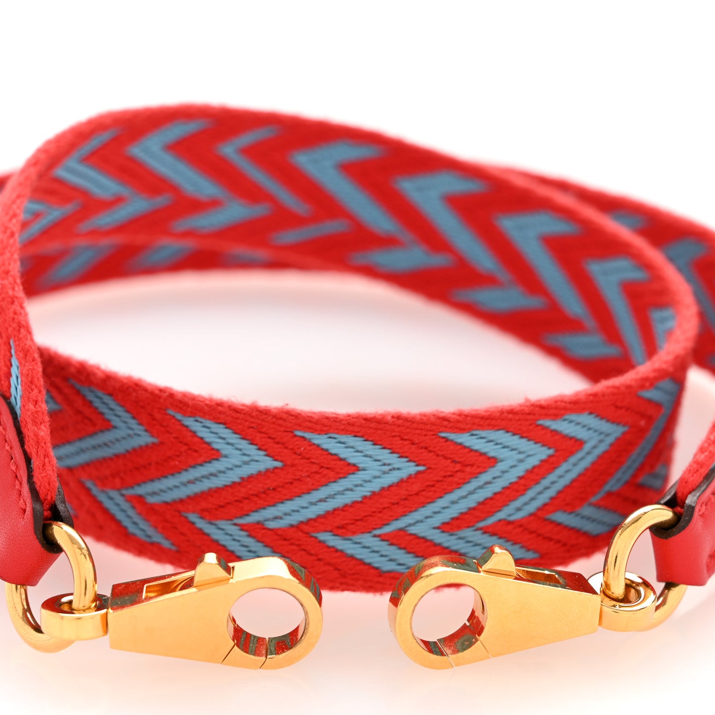 Toile Swift 25mm Sangle ZigZag Shoulder Strap Rouge de Coeur Bleu du Nord