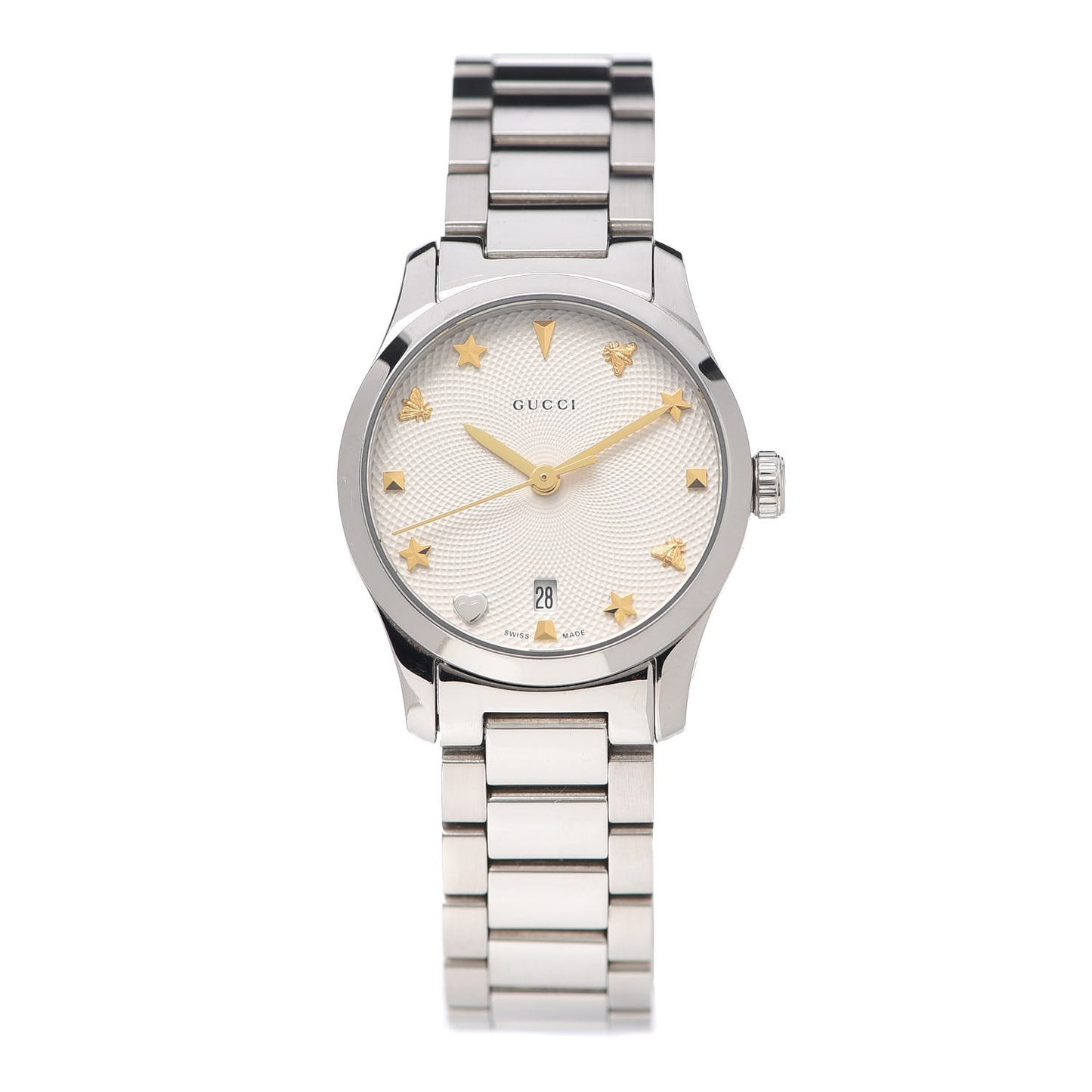 Stainless Steel 27mm G-Timeless Charm Quartz Watch