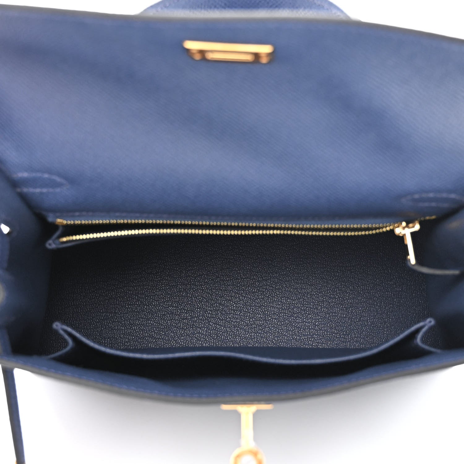 Hermes Epsom Kelly Sellier 25 Bleu Navy 5 of 11