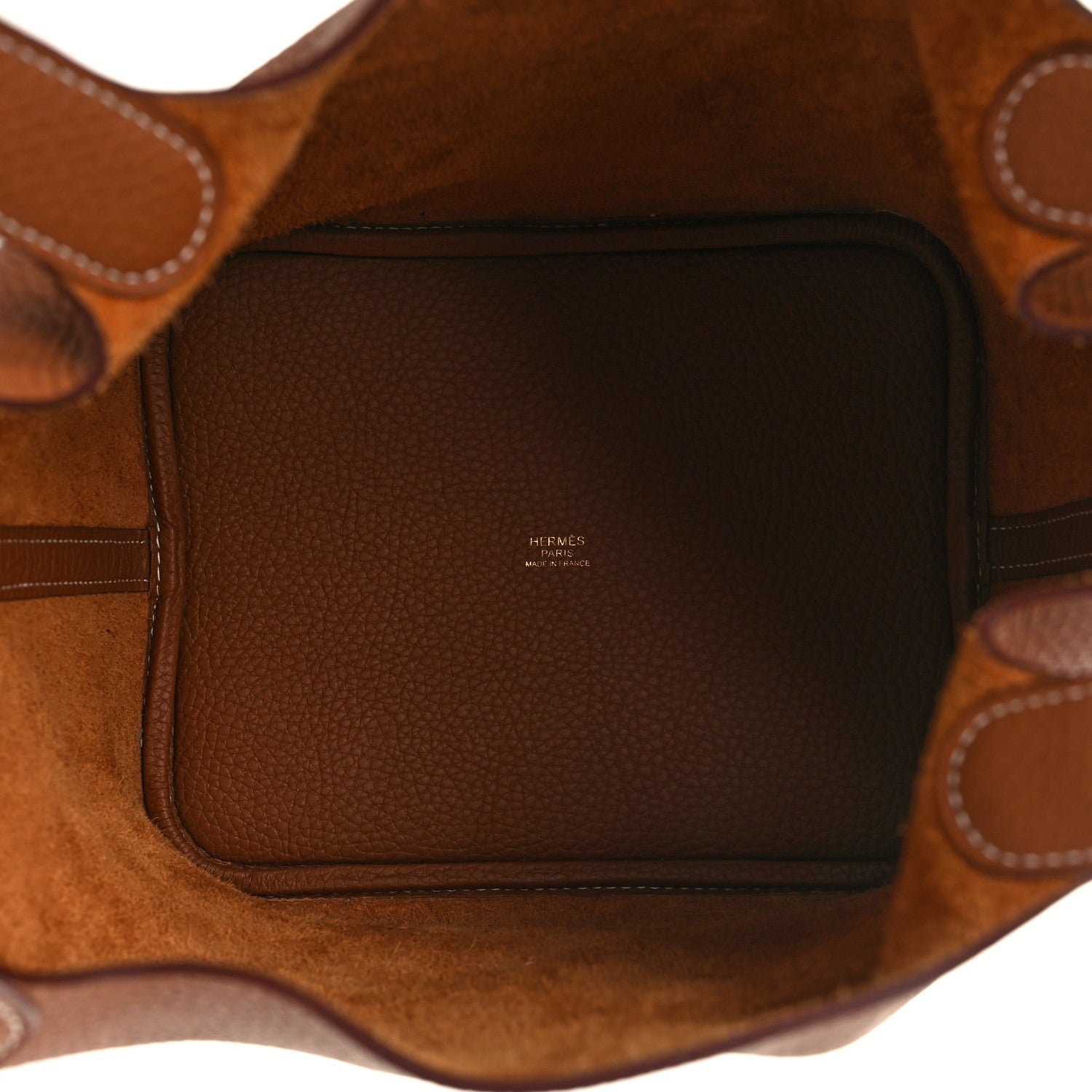 Hermes Taurillon Clemence Picotin Lock 22 MM Gold 5 of 10