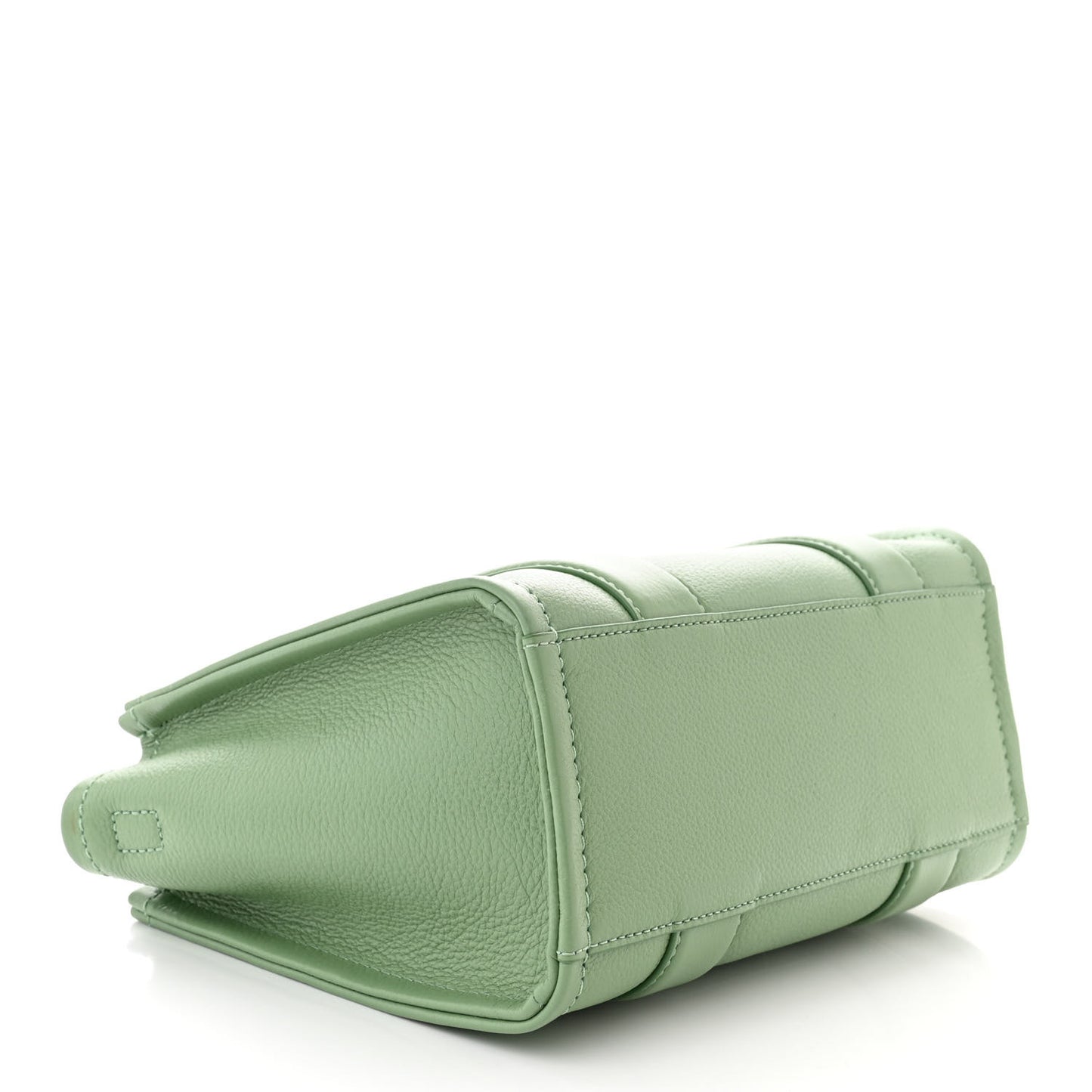 Grained Calfskin Small The Tote Bag Aspen Green